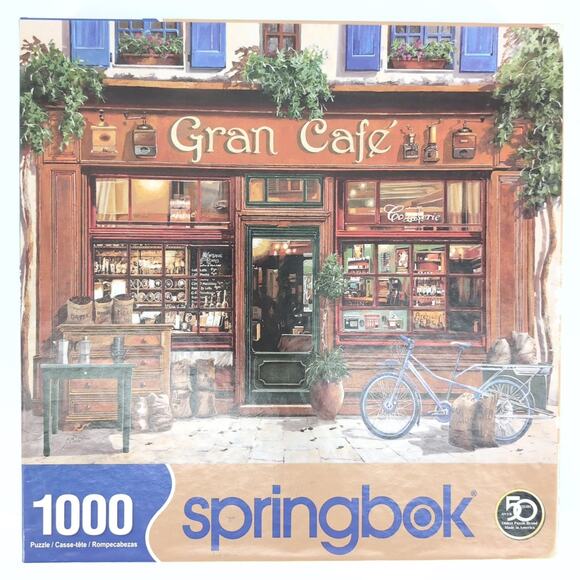 Springbok 1000 Piece "Local Treasure" Guido Borelli Art Jigsaw Puzzle - GUC - Picture 1 of 14